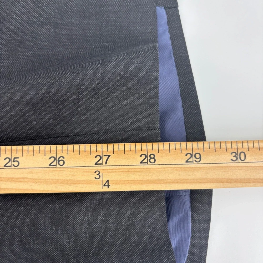 Suitsupply‎ Napoli Two Button Blazer Mens 36R Charcoal Zignone Wool Super 110s